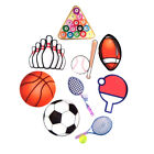 Sports Balls Cartoon Brooches for Girls and Women - Mixed Style