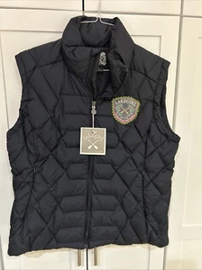 Lake Girl Women’s DownVest Navy Blue Size XL NWT - Picture 1 of 10