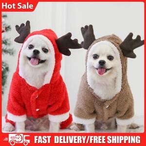 Christmas Decoration Pullover Dog Sweatshirts Not Fade Dogs Hoodies Pet Supplies