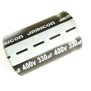 Condensatore Elettrolitico JAMICON 330uF 400V 105°C 35x46mm SNAP-IN - Foto 1 di 2