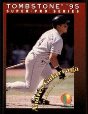 1995 Tombstone Pizza Super-Pro Series Andres Galarraga Colorado Rockies #23
