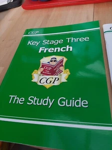 KS3 French Study Guide and Workbook with Answer Years 7-9 CGP Key Stage 3 - Picture 1 of 2