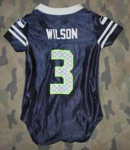 Russell Wilson Seattle Seahawks Boys 6-9 M Snap Bottom - Picture 1 of 2