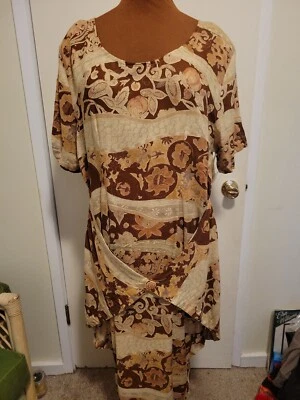 Vintage 80s Authentic Hawaiian Dress 18 Foto 1 de 4