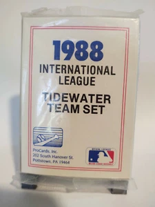 1988 Minor League Baseball Set - Sealed Procards Tidewater Tides - Picture 1 of 2
