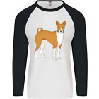 A Basenji Hunting Dog Mens L/S Baseball T-Shirt