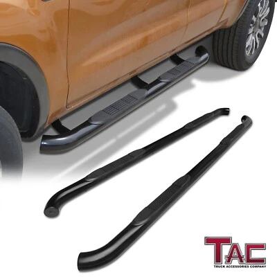 For 2009-2015 Honda Pilot 3" Side Steps Nerf Bars Running Board Step Rails Black Foto 1 de 4