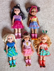 American Girl Wellie Wishers Lot of 5 Ashlyn Camille Emerson Kendall Willa + Acc - Picture 1 of 6