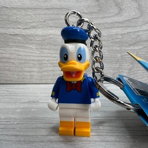 Lego Key Chain Donald Duck #854111 Bag Clip Backpack Ring Mini Figure 3" New