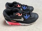 Nike Air Max 90 Leather 2 infants trainers in black/blue/pink - size 11 - Boxed