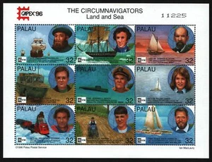 Palau 1996 - Mi-Nr. 1014-1022 ** - MNH - Barcos / Barcos - Aviones / Aviones - Imagen 1 de 1