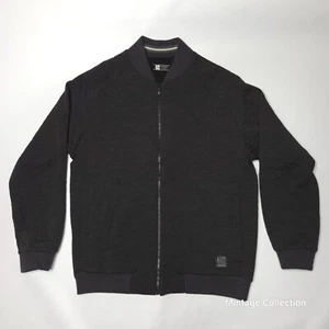 Ermenegildo Z Zegna TechMerino Gray Quilted Full Zip Bomber Wool Jacket Size M - Picture 1 of 13