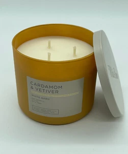 Bath & Body Works Candle Large 3-Wick CARDAMOM & VETIVER 14.5 oz - Picture 1 of 2