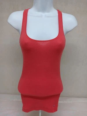 Топ без рукавов American Eagle Outfitters женский размер XS Muscle безрукавка ребристый красный - Изображение 1 из 4