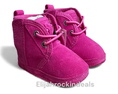 NIÑAS INFANTES 2/3 6-12 MESES UGG BEBÉ NEUMEL ROCK ROSA BOTAS GAMUZA 1103500I Foto 1 de 4