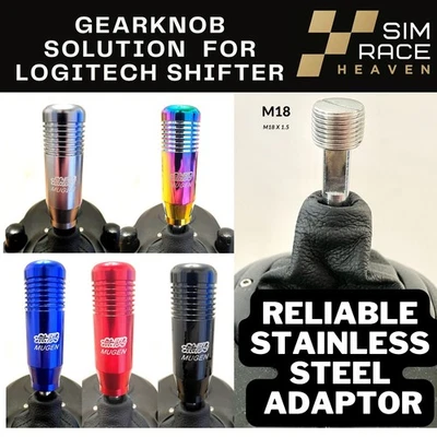 Logitech G29/G923/G920/G27 Metal Adapter Shifter Mod Knob + Aluminum Knob - Image 1 of 4