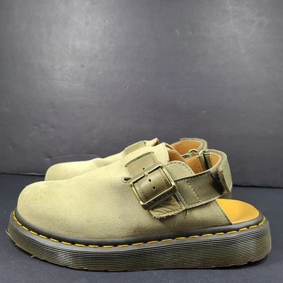 Sandalias Dr. Martens Jorge II Unisex Zapatos Tacón Abierto Beige Talla 8 Foto 1 de 4
