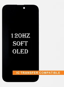 For Iphone 15 Pro Max 120Hz Soft OLED Display LCD Touch Digitizer Screen Replace - Zdjęcie 1 z 7