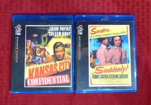 THE FILM DETECTIVE BLU-RAY MOVIES KANSAS CITY CONFIDENTIAL, SUDDENLY! - Picture 1 of 3