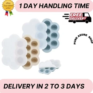 2 Pack Baby Food Freezer Tray with Lids, Silicone Baby Fruit Food Feeder - Picture 1 of 5