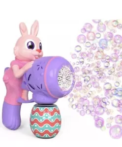 BestJoy Kid’s Bubble Gun Bubble Machine Maker Bunny Toy Party Battery Operated - Picture 1 of 3
