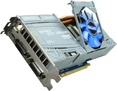 Galaxy GeForce GTX 465 (Fermi) 1GB DDR5 PCI Express 2.0 x16 SLI Support Graphics - Image 1 of 4