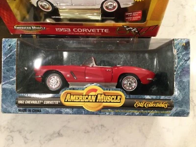ERTL American Muscle 1:18 1962 Chevrolet Corvette  Convertible - Image 1 of 3