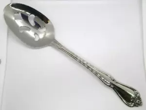Oneida 1881 Rogers ARBOR ROSA-VERA ROSA *1 Cucchiaio da Servire Trafitto* 8 3/8" - Foto 1 di 6