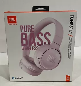 JBL Tune 510BT: Auriculares inalámbricos con sonido Purebass - Rosa (B15) - Imagen 1 de 4