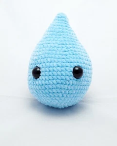 Häkelanleitungen Amigurumi, Tropfen- Regentropfen - Raindrop , PDF Anleitung - Bild 1 von 1