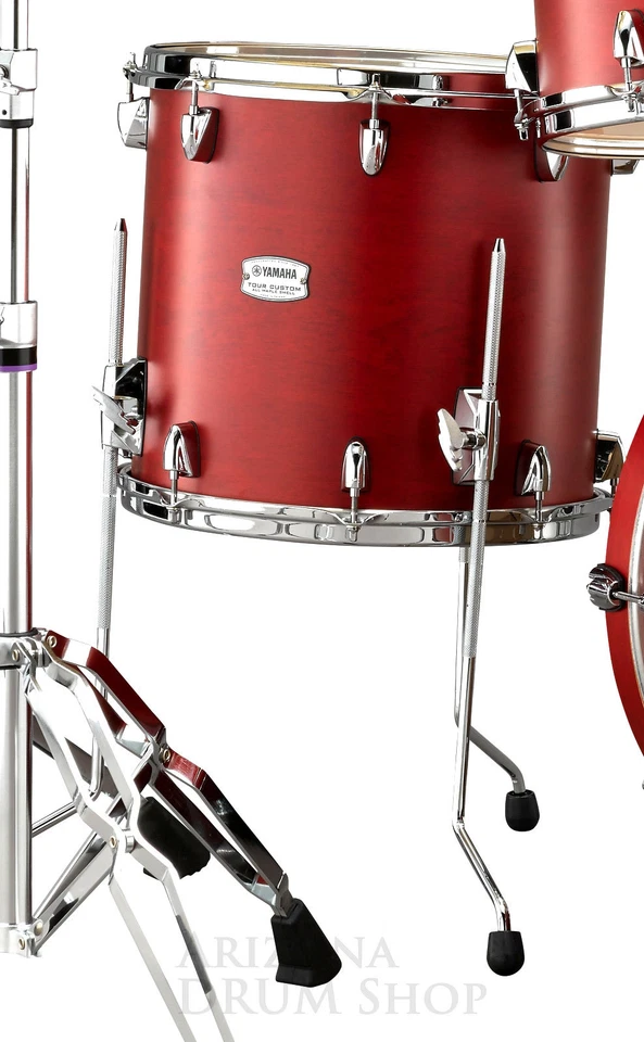 Yamaha Tour Custom Maple Floor Tom 14x13 Candy Apple Satin