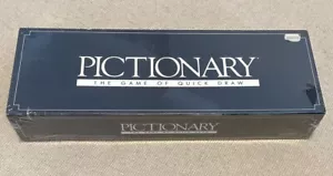 Pictionary Vintage Sealed 1992 Brand New & Sealed Parker Board Game Long Box - Picture 1 of 5