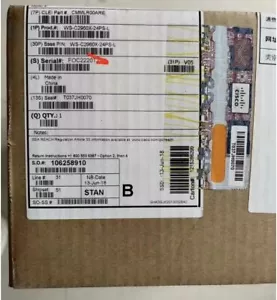 WS-C2960X-24PS-L Cisco Catalyst 2960X Series 24Port PoE 4 SFP Przełącznik sieciowy Nowy - Zdjęcie 1 z 3