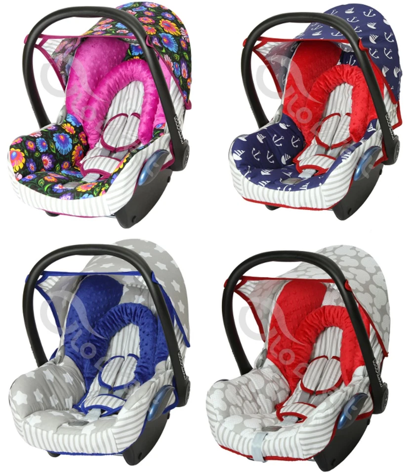 Seat Cover fits Maxi Cosi CabrioFix 0+ Infant Carrier Replacement spare FULL SET - Image 1 of 1