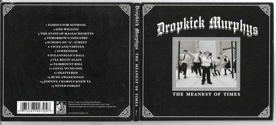 The Meanest Of Times Dropkick Murphys (CD Audio) CD IS MINT - Image 1 of 1