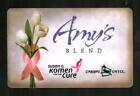 CARIBOU COFFEE Amy's Blend, Susan G. Komen ( 2007 ) Gift Card ( $0 )