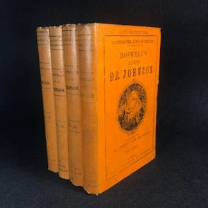 Boswell's Life of Samuel Johnson, Illustrated, 4 Volumes ~ (Early Edition 1863) - Picture 1 of 22