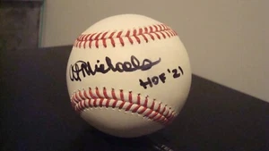 AL MICHAELS AUTOGRAPHED OFFICIAL BASEBALL SIGNED BROADCASTER HOF 2021 JSA AUTH - Bild 1 von 3