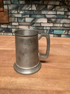 Vintage - Jostens Pewter Beer Mug Stein with Glass Bottom Etched Side “Keebler” - Picture 1 of 9