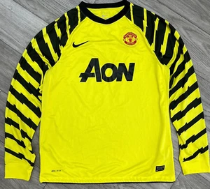 Manchester United 2010 Goalkeeper Football Shirt Soccer Jersey Champions #19 L - Picture 1 of 10