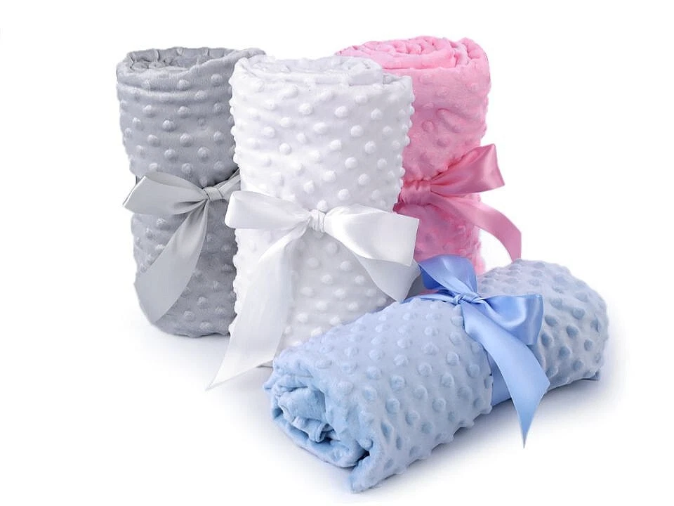 0,5m Minky Stoff Plüschstoff  Flauschiger Kinderstoff Fleece Knuppelstoff - Bild 1 von 1