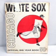 1961 Chicago White Sox Baseball Yearbook magazine; Sievers, Aparicio, Fox MLB
