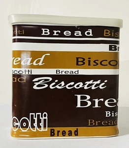Vintage Retro Style Ceramic Biscotti Bread Container  - Picture 1 of 5