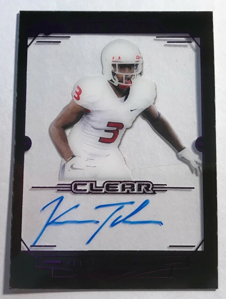 2019 Leaf Trinity KEESEAN JOHNSON Arizona Cardinals Clear Auto Autograph - Image 1 of 1