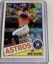 2020 Topps Silver Pack #85C-14- JOSE ALTUVE Mojo Refractor 1985 SP