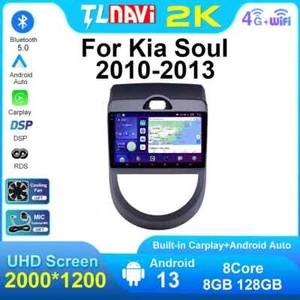 For Kia Soul 2010-2013 Android CarPlay Car Radio GPS Multimedia Player Screen - Picture 1 of 32