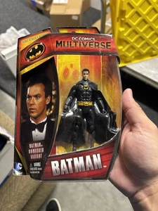 DC Comics Multiverse Batman 1989 Movie Michael Keaton Unmasked Figure NEW 2013 - Picture 1 of 3