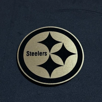 NFL PITTSBURGH STEELERS iron on patch gold and black color - Image 1 of 3