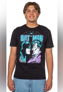 Batman & The Joker Graphic T-Shirt - Black Unisex Size XL - Picture 1 of 9