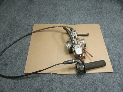 1989 - 1992 SUZUKI RM 250 MIKUNI CARB CARBURETOR TM OEM AND THROTTLE - Image 1 of 4